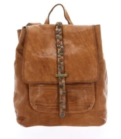 Campomaggi Studs Leather Bags Backpack S Cammello