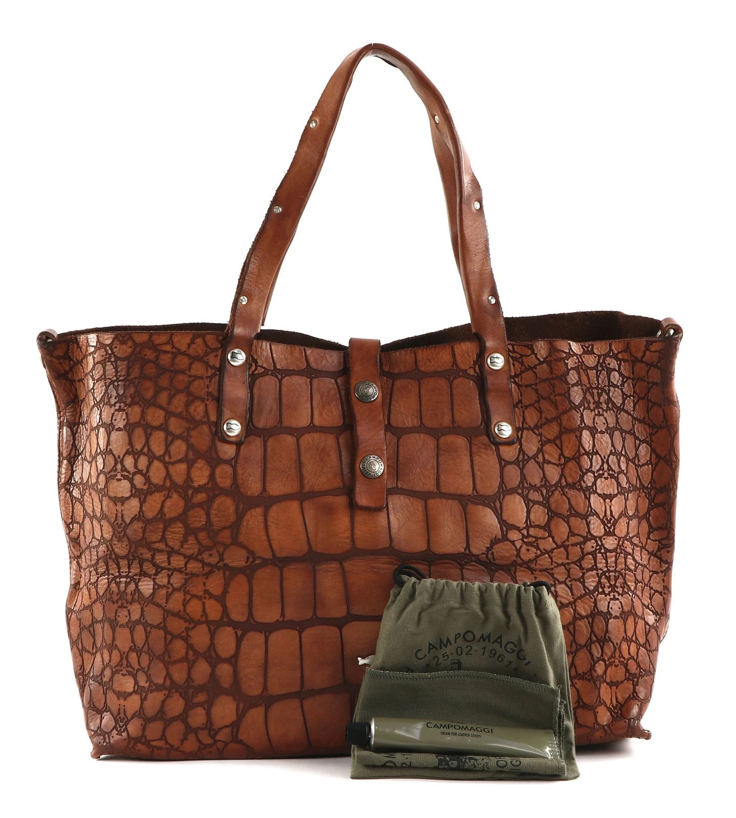 Campomaggi Centaurus Shopping Bag L Cognac 2 Campomaggi Centaurus Shopping Bag L Cognac – Bild 2