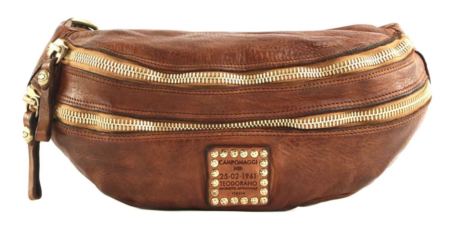 Campomaggi Leto Waist Bag Cognac 1 Campomaggi Leto Waist Bag Cognac