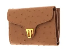 Coccinelle Beat Ostrich Wallet Nocciola