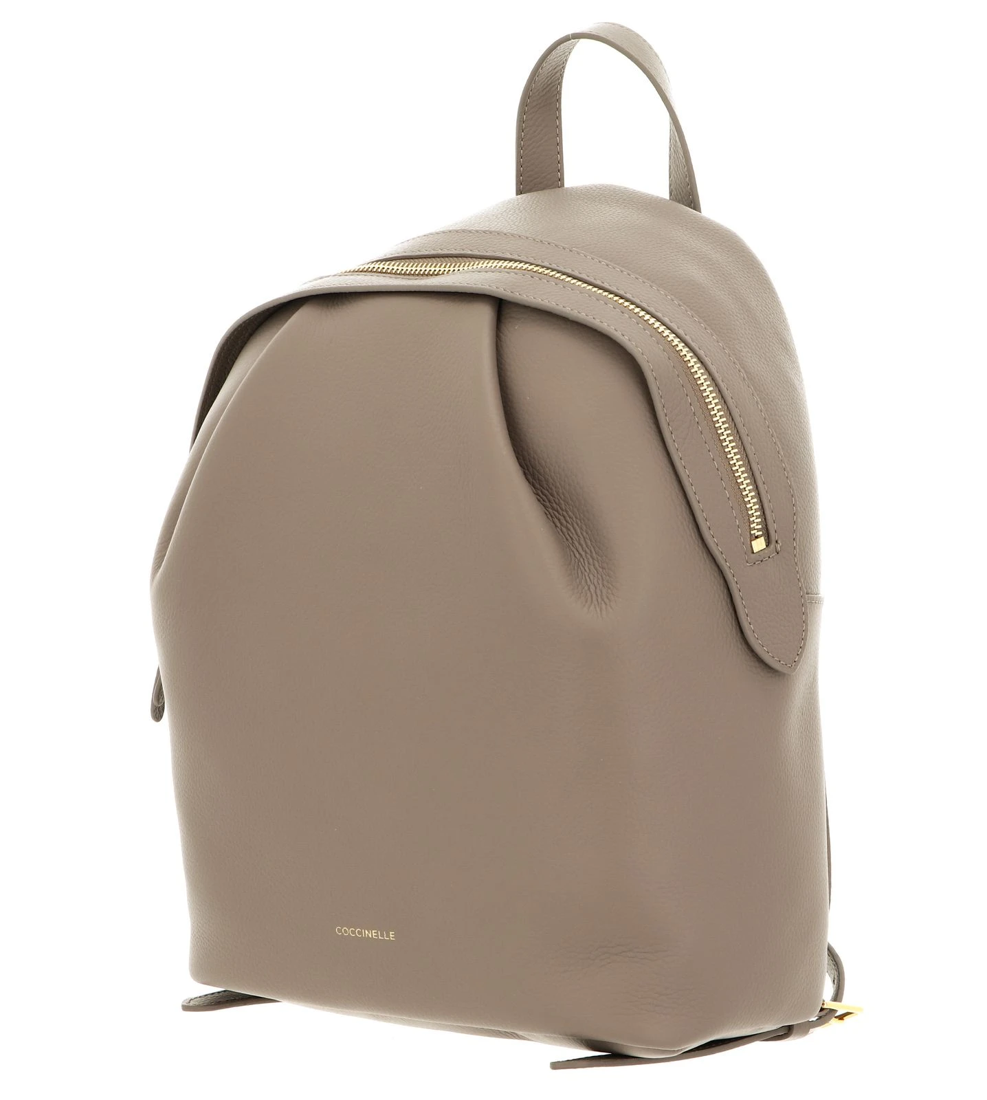 Coccinelle Soft Wear Backpack Grainy Leather Warm Taupe / Coff 2 Coccinelle Soft Wear Backpack Grainy Leather Warm Taupe / Coff – Bild 2