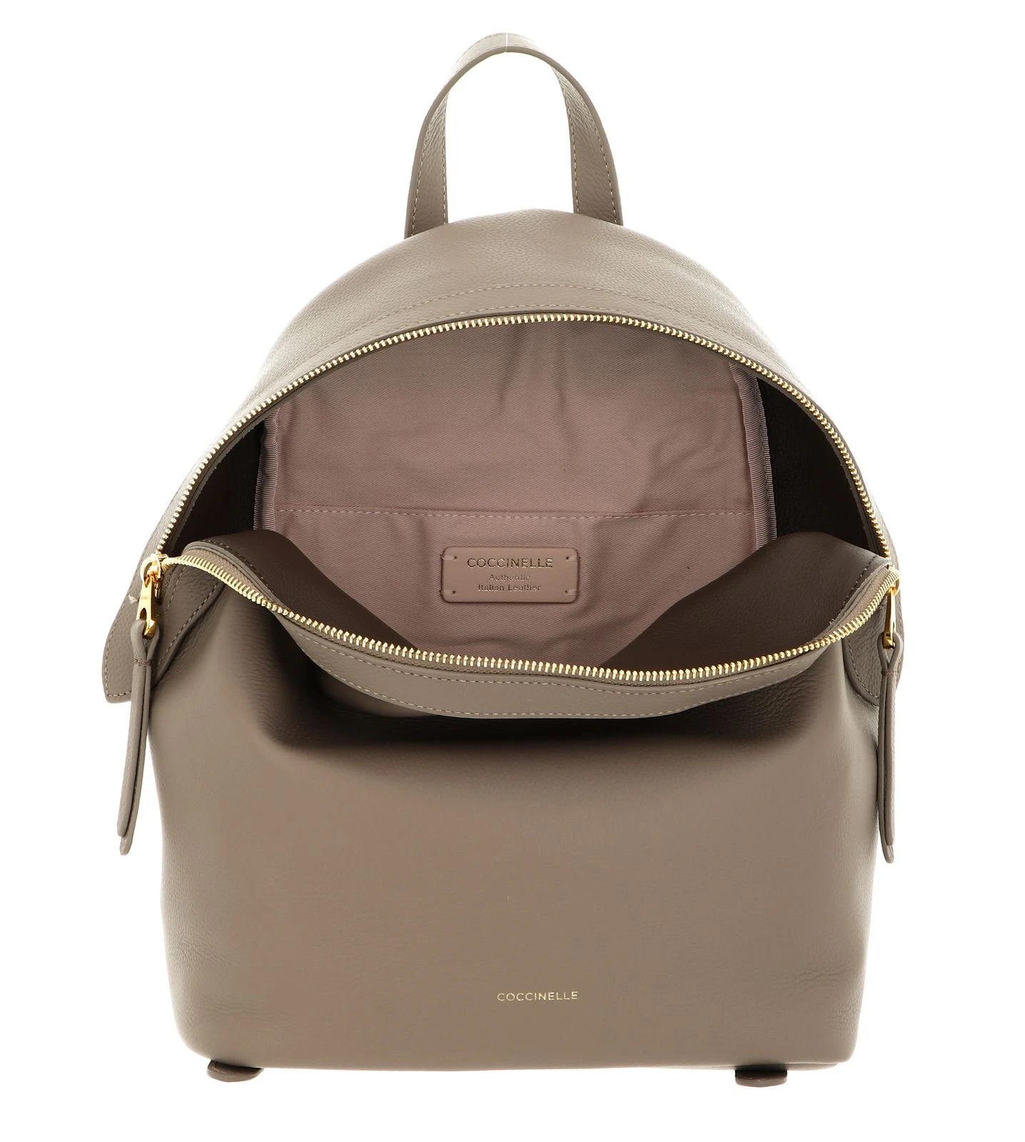 Coccinelle Soft Wear Backpack Grainy Leather Warm Taupe / Coff 5 Coccinelle Soft Wear Backpack Grainy Leather Warm Taupe / Coff – Bild 5