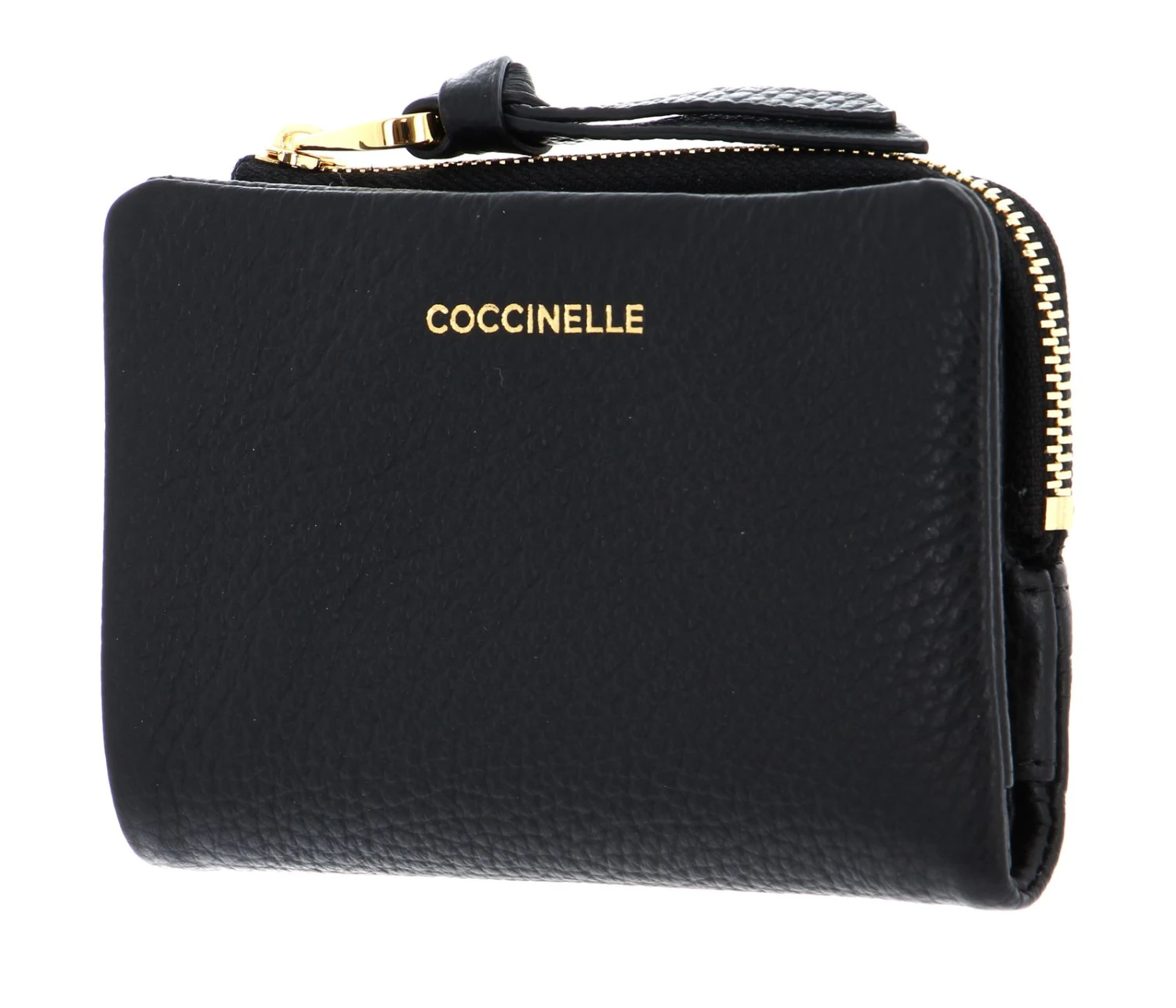 Coccinelle Softy Wallet Grained Leather Noir 1 Coccinelle Softy Wallet Grained Leather Noir
