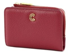 Coccinelle Myrine Wallet Grained Leather Garnet Red