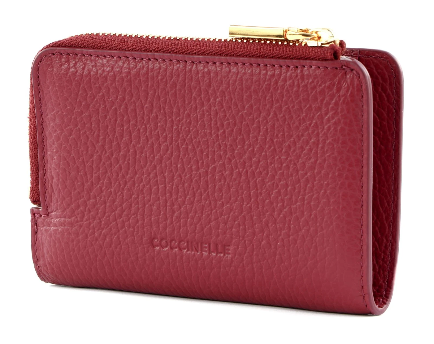 Coccinelle Myrine Wallet Grained Leather Garnet Red 4 Coccinelle Myrine Wallet Grained Leather Garnet Red – Bild 4