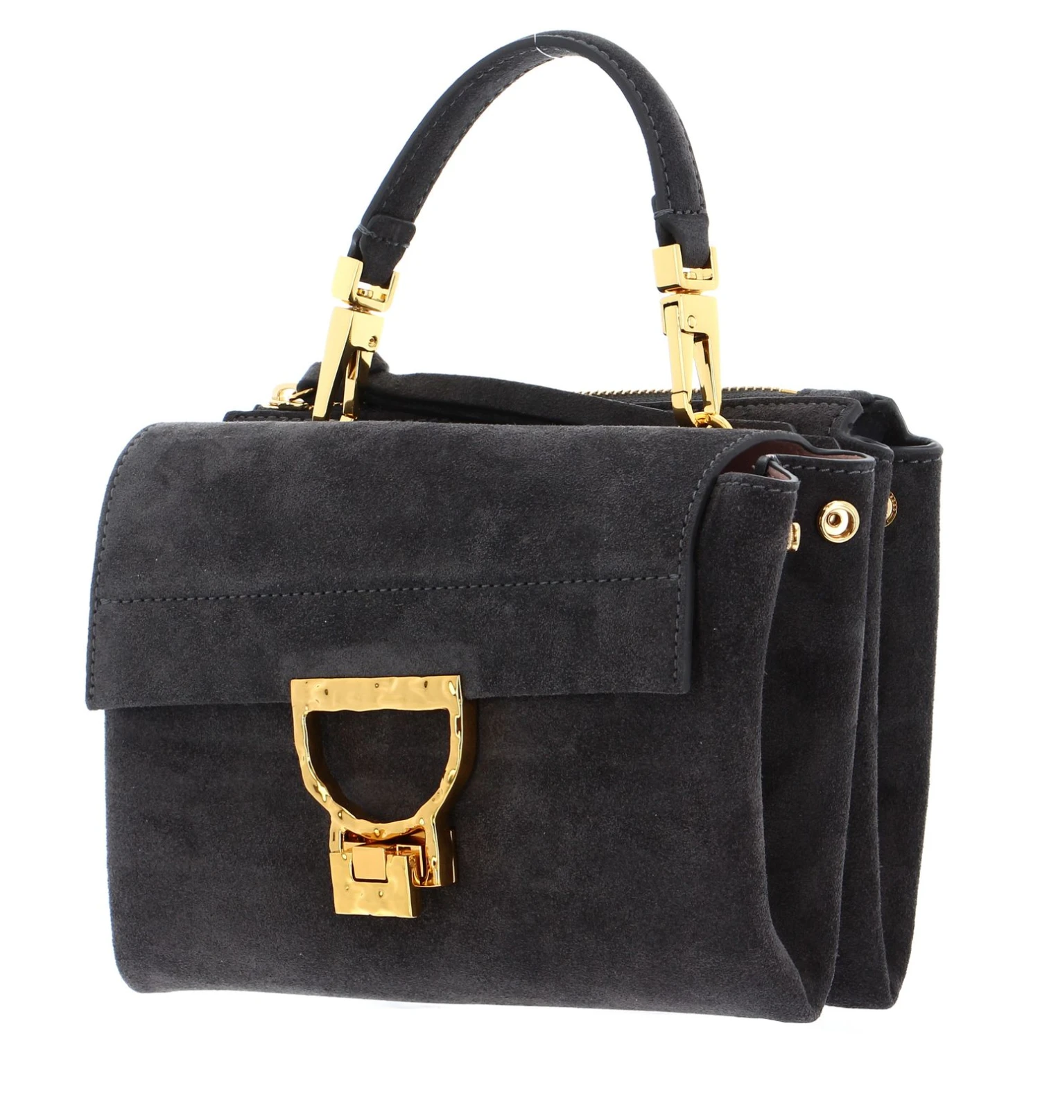 Coccinelle Arlettis Suede Droplet Handbag Ardesia 3 Coccinelle Arlettis Suede Droplet Handbag Ardesia – Bild 3