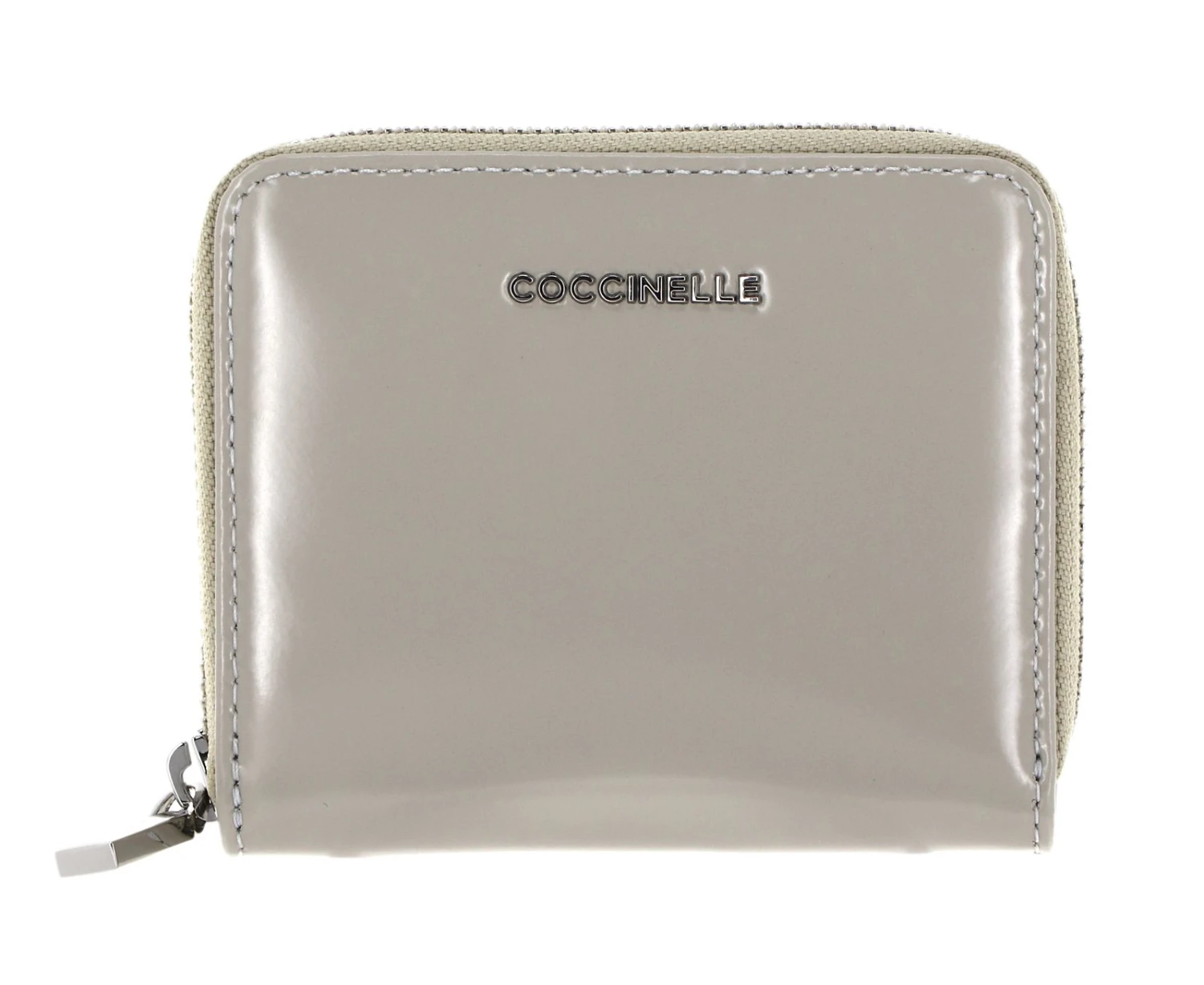 Coccinelle Metallic Shiny Leather Zip Around Wallet Gelso 3 Coccinelle Metallic Shiny Leather Zip Around Wallet Gelso – Bild 3