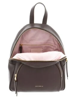 Coccinelle Gleen Handback Grained Leather Coffee -Guess Verkaufsgeschäft COCCINELLE Rucksack Coccinelle Gleen Coffee 325817 4