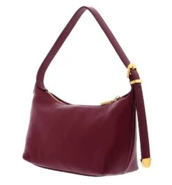 Coccinelle Gleen Mini Bag Grained Leather Garnet Red -Guess Verkaufsgeschäft COCCINELLE Schultertasche Mini Bag Grained Leather Garnet Red 325848 3