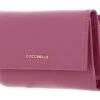 Coccinelle Metallic Soft Wallet Grainy Leather Pulp Pink -Guess Verkaufsgeschäft COCCINELLE Wallet Grainy Leather Pulp Pink 324643
