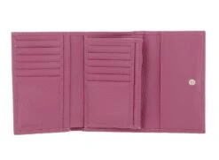 Coccinelle Metallic Soft Wallet Grainy Leather Pulp Pink -Guess Verkaufsgeschäft COCCINELLE Wallet Grainy Leather Pulp Pink 324643 2