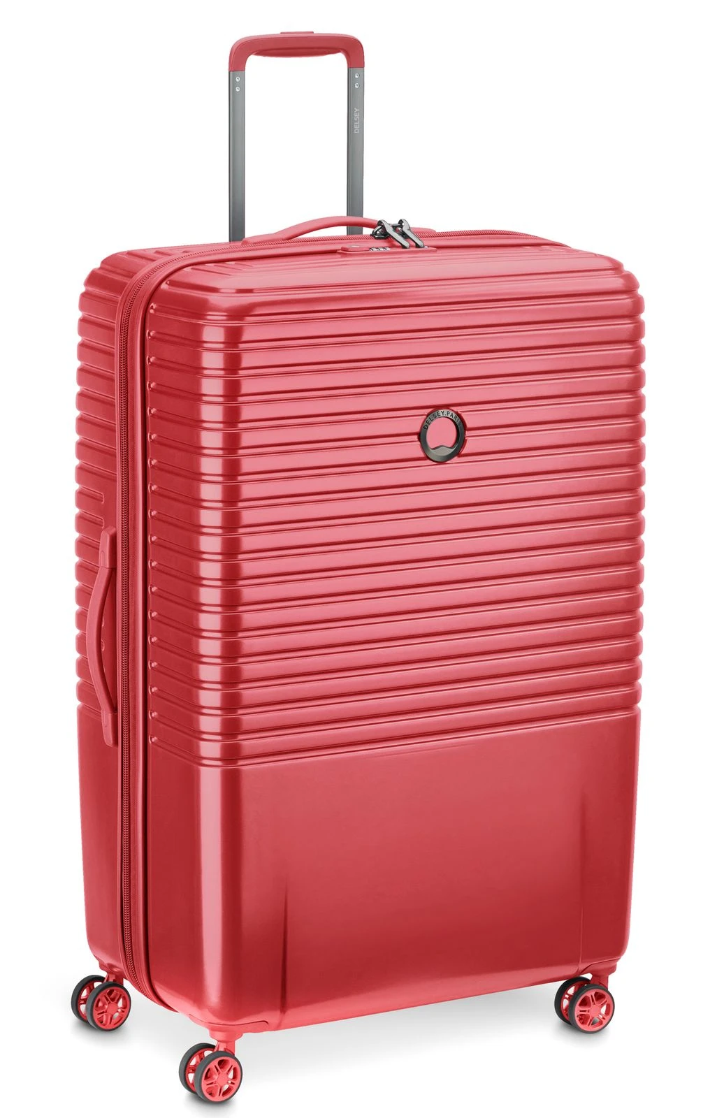 Delsey Caumartin + 4 Double Rolls Trolley 76 Red 2 Delsey Caumartin + 4 Double Rolls Trolley 76 Red – Bild 2