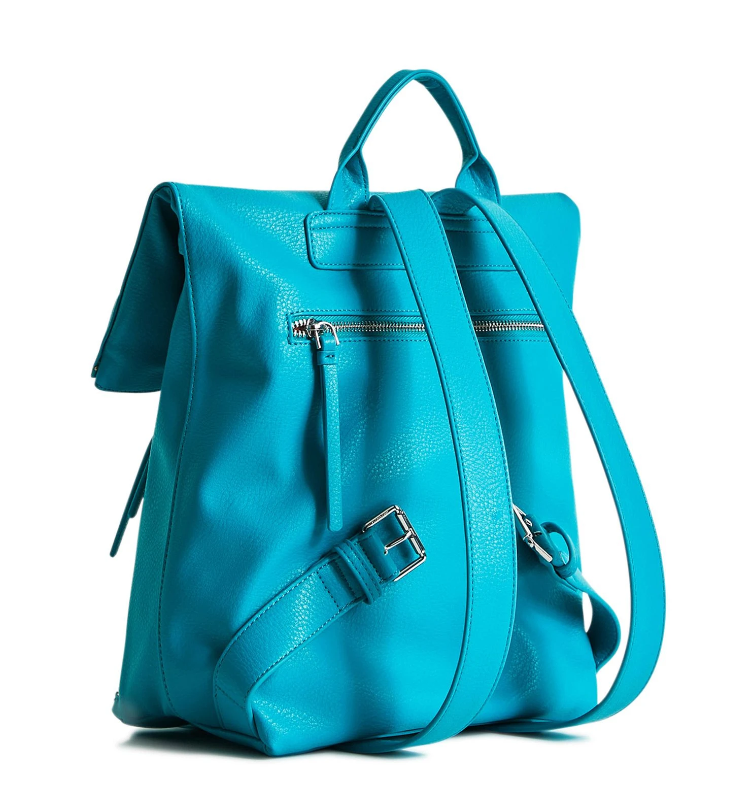 Desigual Backpacks Half Logo Nerano 2.0 Turquoise 2 Desigual Backpacks Half Logo Nerano 2.0 Turquoise – Bild 2