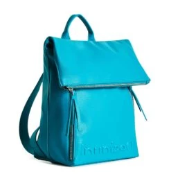 Desigual Backpacks Half Logo Nerano 2.0 Turquoise