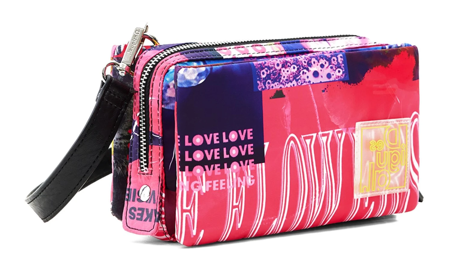 Desigual Fake News Ronda Across Body Bag Material Finishes 1 Desigual Fake News Ronda Across Body Bag Material Finishes