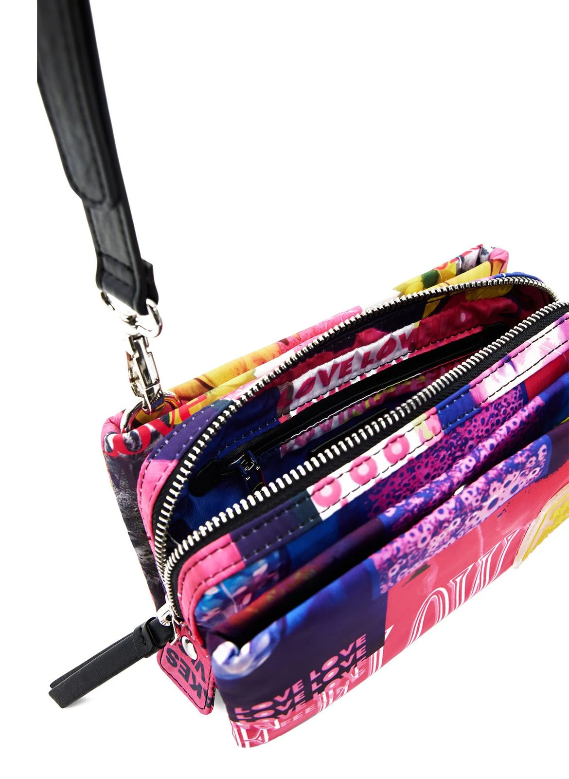 Desigual Fake News Ronda Across Body Bag Material Finishes 4 Desigual Fake News Ronda Across Body Bag Material Finishes – Bild 4