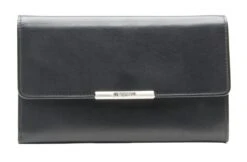 Helena Lady Flap Wallet Black