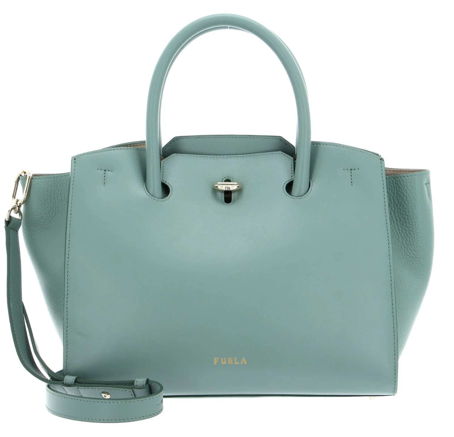 Furla Genesi Tote Bag M Mineral Green 1 Furla Genesi Tote Bag M Mineral Green