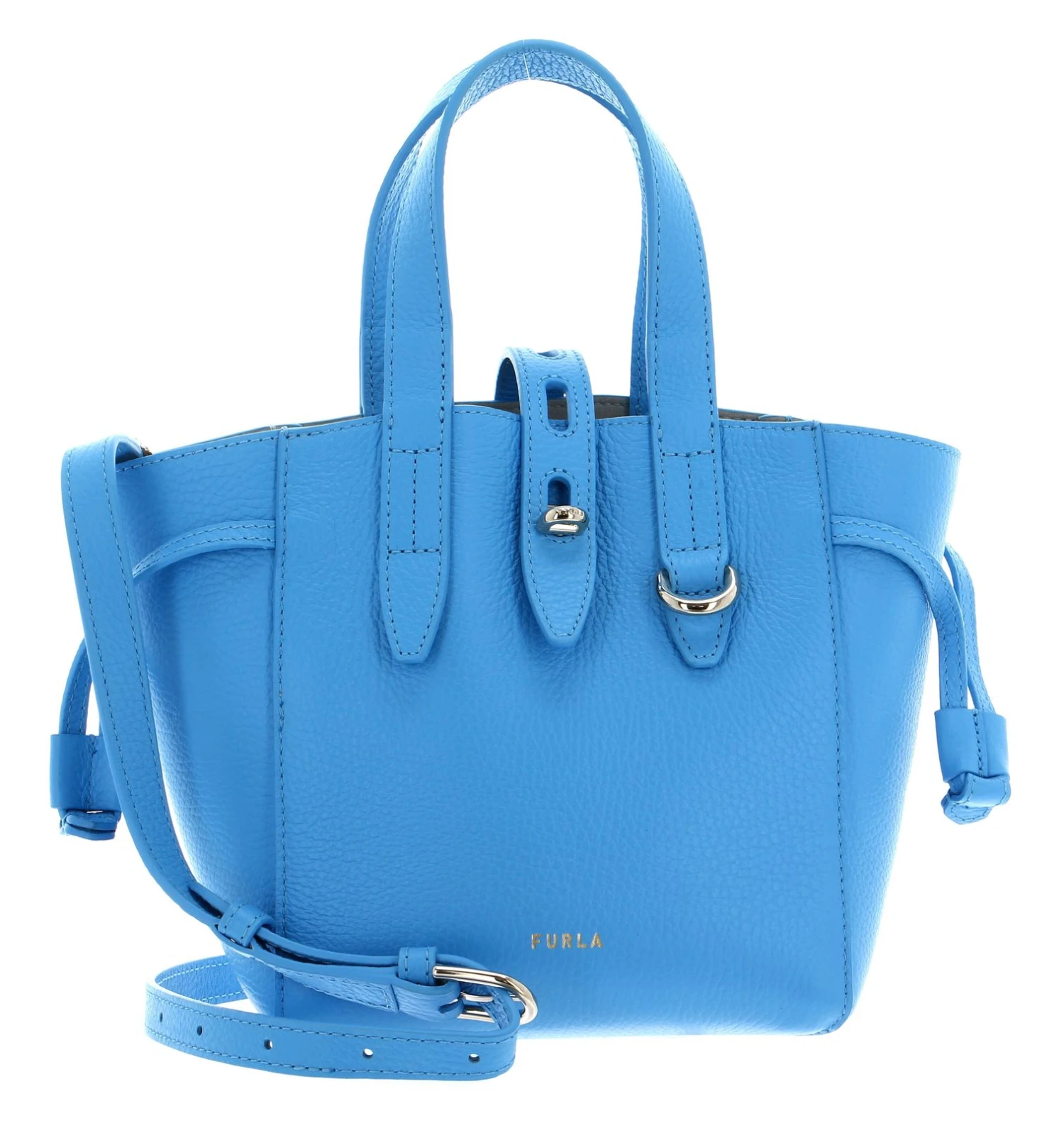 Furla Net Mini Tote Bag Cerulean 1 Furla Net Mini Tote Bag Cerulean