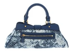 Guess Belle Vintage SML Girlfriend Satchel Denim Logo -Guess Verkaufsgeschäft GUESS Belle Vintage SML Girlfriend Satchel Denim Logo 328043 2
