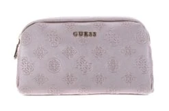 Guess Double Zip Cosmetic Bag Antique Rose