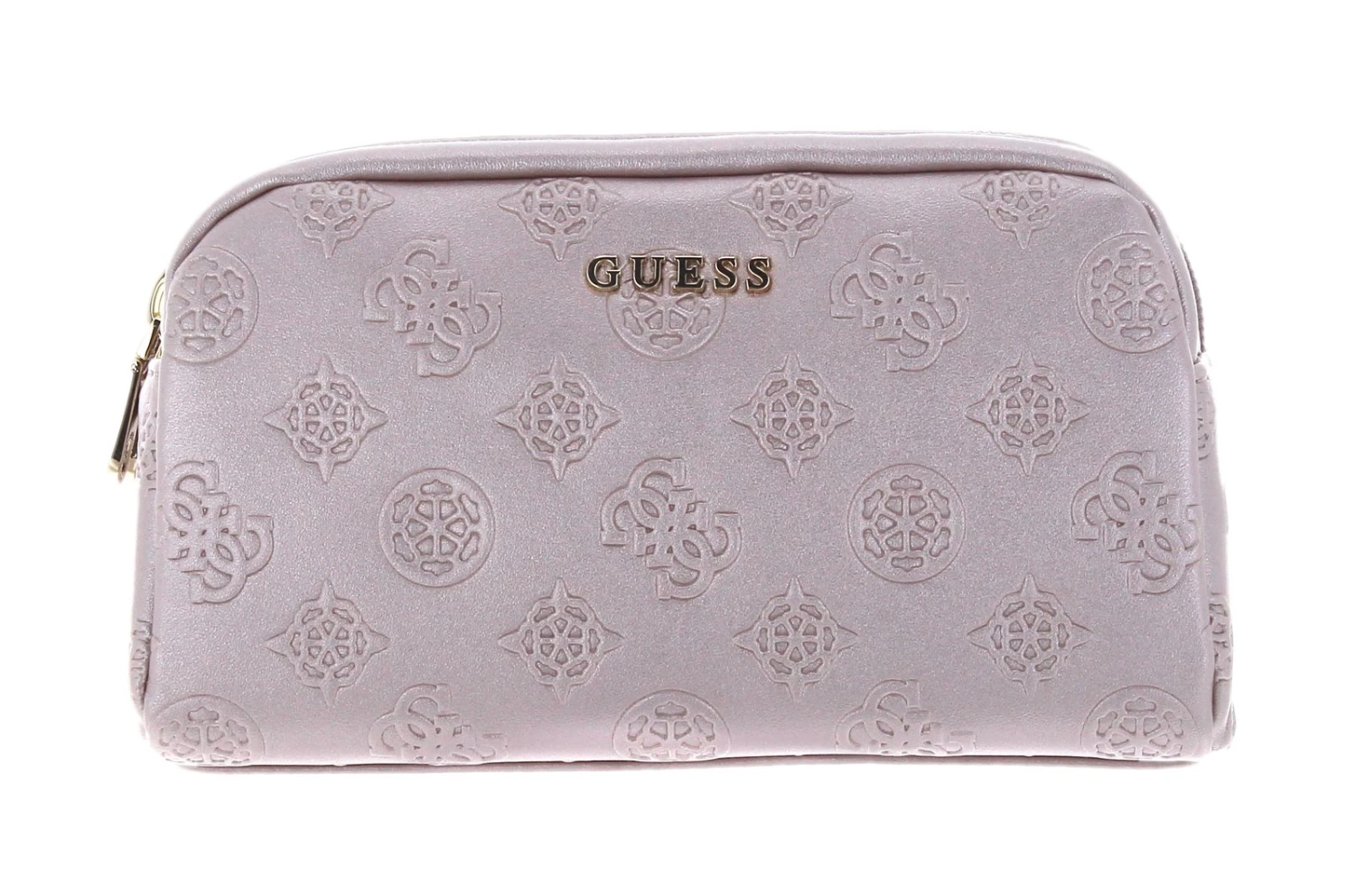Guess Double Zip Cosmetic Bag Antique Rose 1 Guess Double Zip Cosmetic Bag Antique Rose