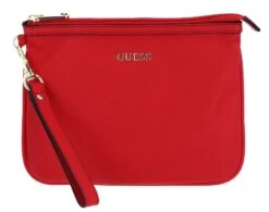 Guess Vanille Flat Top Zip Roman Red