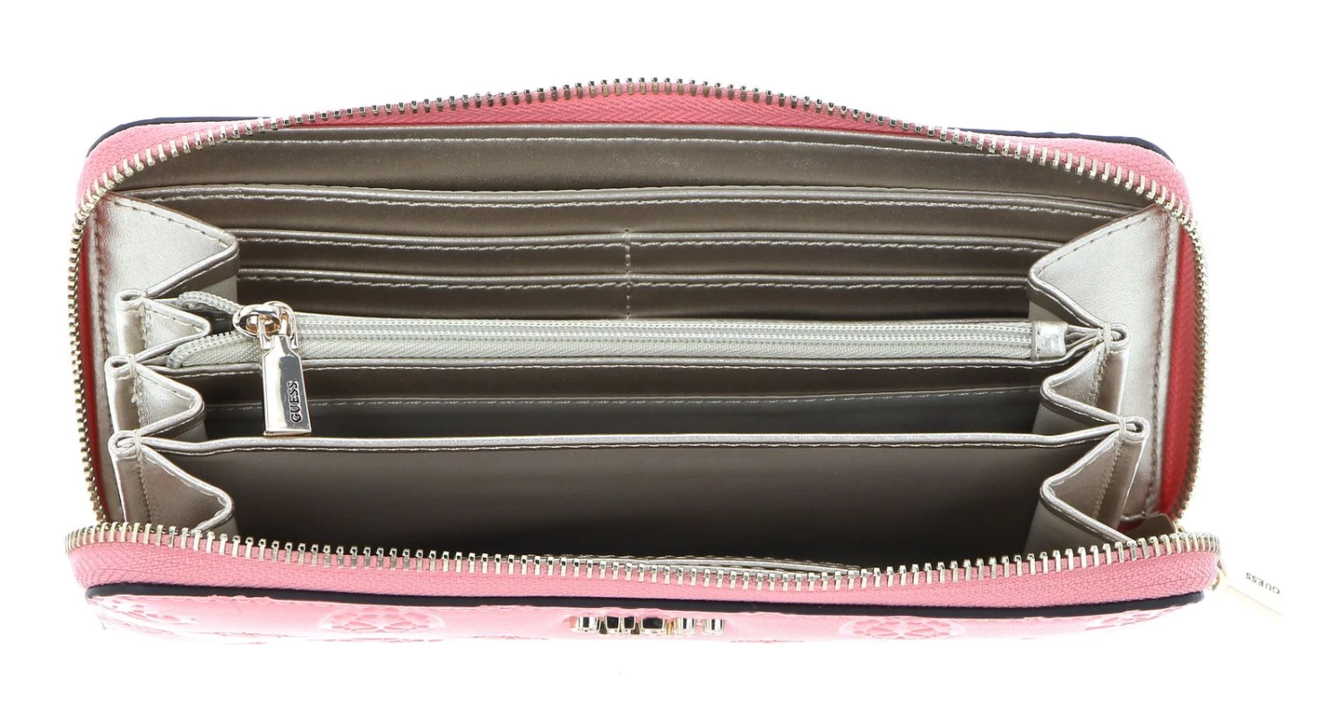 Guess Galeria SLG Large Zip Around Wallet Pink 2 Guess Galeria SLG Large Zip Around Wallet Pink – Bild 2