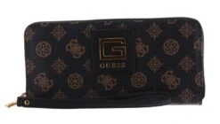 Guess Alva SLG Zip Around Wallet L Brown Logo -Guess Verkaufsgeschäft GUESS Geldboerse Alva SLG Zip Around Wallet L Brown Logo 304934