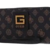 Guess Alva SLG Zip Around Wallet L Brown Logo -Guess Verkaufsgeschäft GUESS Geldboerse Alva SLG Zip Around Wallet L Brown Logo 304934 1