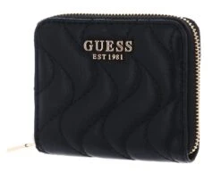 Guess Eco Mai SLG Small Zip Around Wallet Black