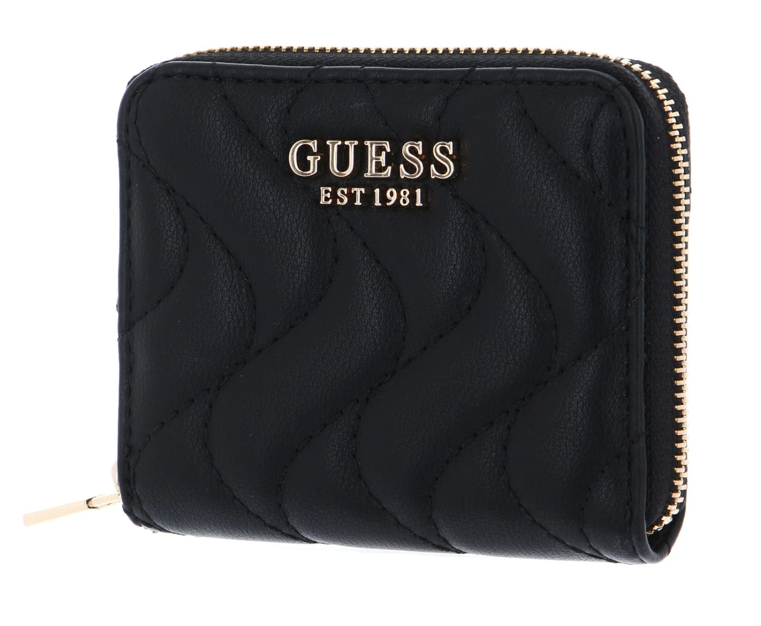 Guess Eco Mai SLG Small Zip Around Wallet Black 1 Guess Eco Mai SLG Small Zip Around Wallet Black