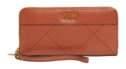 Guess Katey Large Zip Around Whiskey