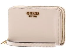 Guess Laurel Zip Around Wallet M Light Rum