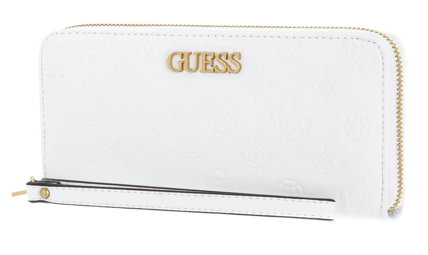 Guess Geva SLG Large Zip Around Wallet White Logo 1 Guess Geva SLG Large Zip Around Wallet White Logo