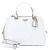 Guess Eco Mai Society Satchel White 9 Guess Eco Mai Society Satchel White -Guess Verkaufsgeschäft GUESS Handtasche Eco Mai Society Satchel White 328148