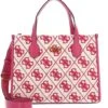 Guess Silvana 2 Compartment Tote Magenta Logo -Guess Verkaufsgeschäft GUESS Handtasche Silvana 2 Compartment Tote Magenta Logo 328351