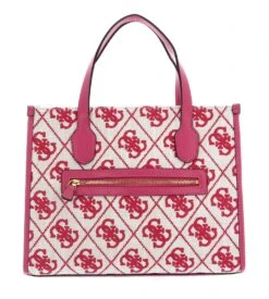 Guess Silvana 2 Compartment Tote Magenta Logo -Guess Verkaufsgeschäft GUESS Handtasche Silvana 2 Compartment Tote Magenta Logo 328351 2