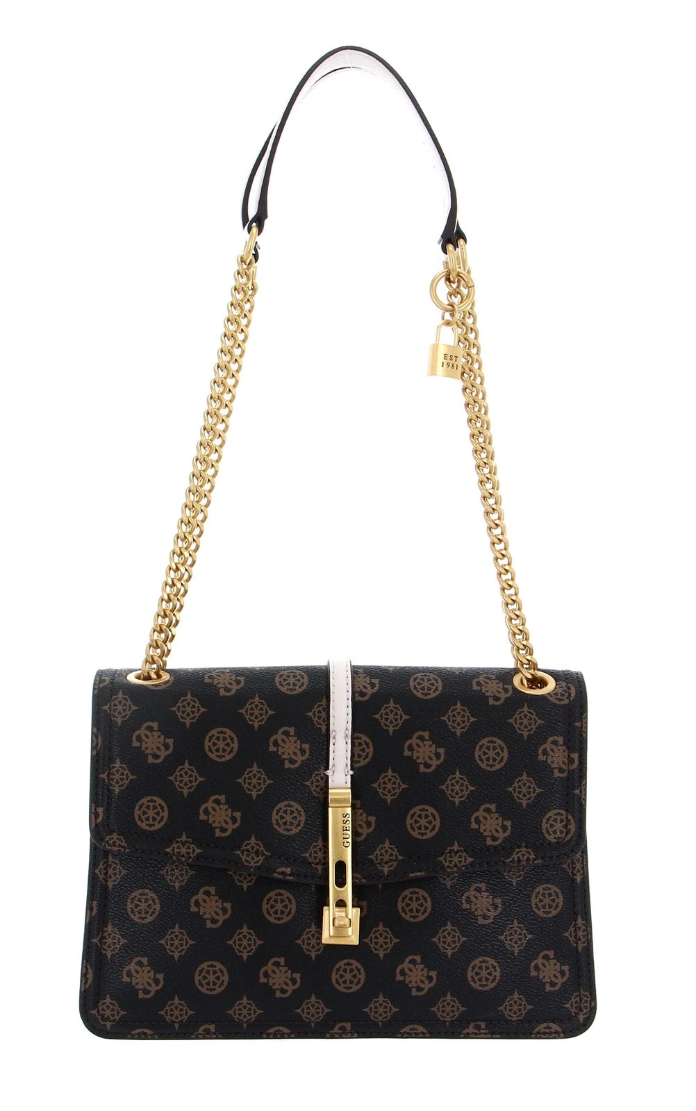 Guess James Logo Convertable Shoulderbag Mocha Logo 1 Guess James Logo Convertable Shoulderbag Mocha Logo