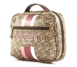Guess Wilder Tech Organizer Taupe Logo -Guess Verkaufsgeschäft GUESS Kulturbeutel Wilder Tech Organizer Taupe Logo 326422 1