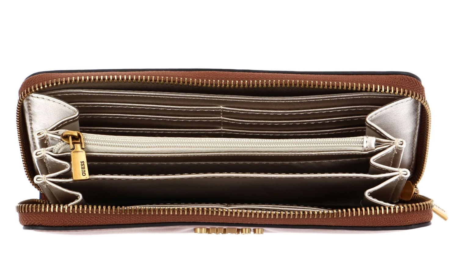 Guess Laurel Zip Around Wallet L Cognac 4 Guess Laurel Zip Around Wallet L Cognac – Bild 4