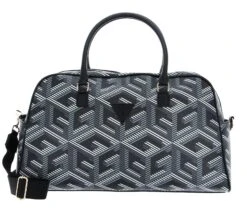 Guess Wilder Travel Weekender Duffel Bag Black Logo