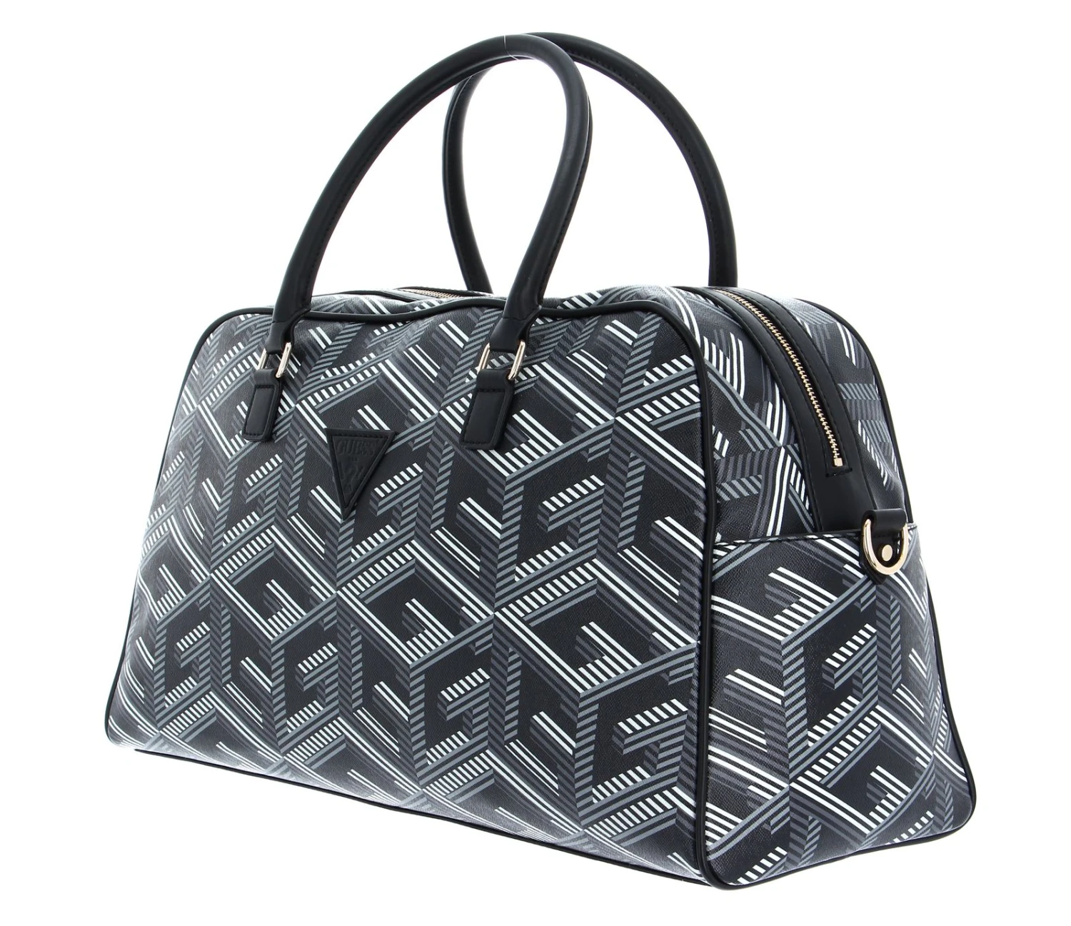 Guess Wilder Travel Weekender Duffel Bag Black Logo 2 Guess Wilder Travel Weekender Duffel Bag Black Logo – Bild 2