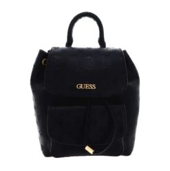 Guess Geva Flap Backpack Black Logo