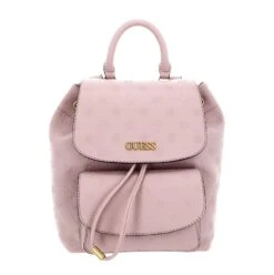 Guess Geva Flap Backpack Rose Logo
