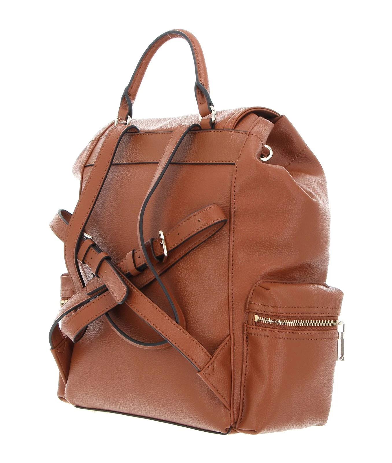 Guess Kersti Large Flap Backpack Cognac 4 Guess Kersti Large Flap Backpack Cognac – Bild 4