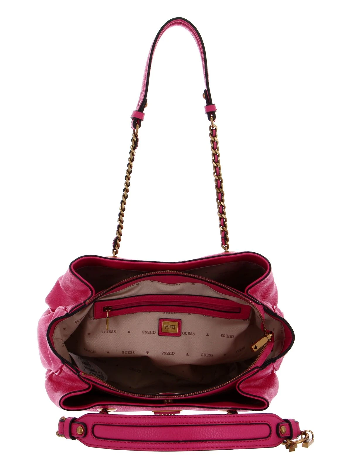 Guess Becci Girlfriend Shoulder Bag Magenta 5 Guess Becci Girlfriend Shoulder Bag Magenta – Bild 5