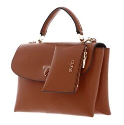 Guess Eco Craig Brenton Flap Shoulder Bag Cognac -Guess Verkaufsgeschäft GUESS Schultertasche Eco Craig Brenton Flap Shoulder Bag Cognac 323120 1