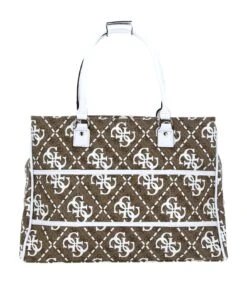 Guess Wilder Shopper Tote White Multi 7 Guess Wilder Shopper Tote White Multi -Guess Verkaufsgeschäft GUESS Schultertasche Wilder Shopper Tote White Multi 314385 2