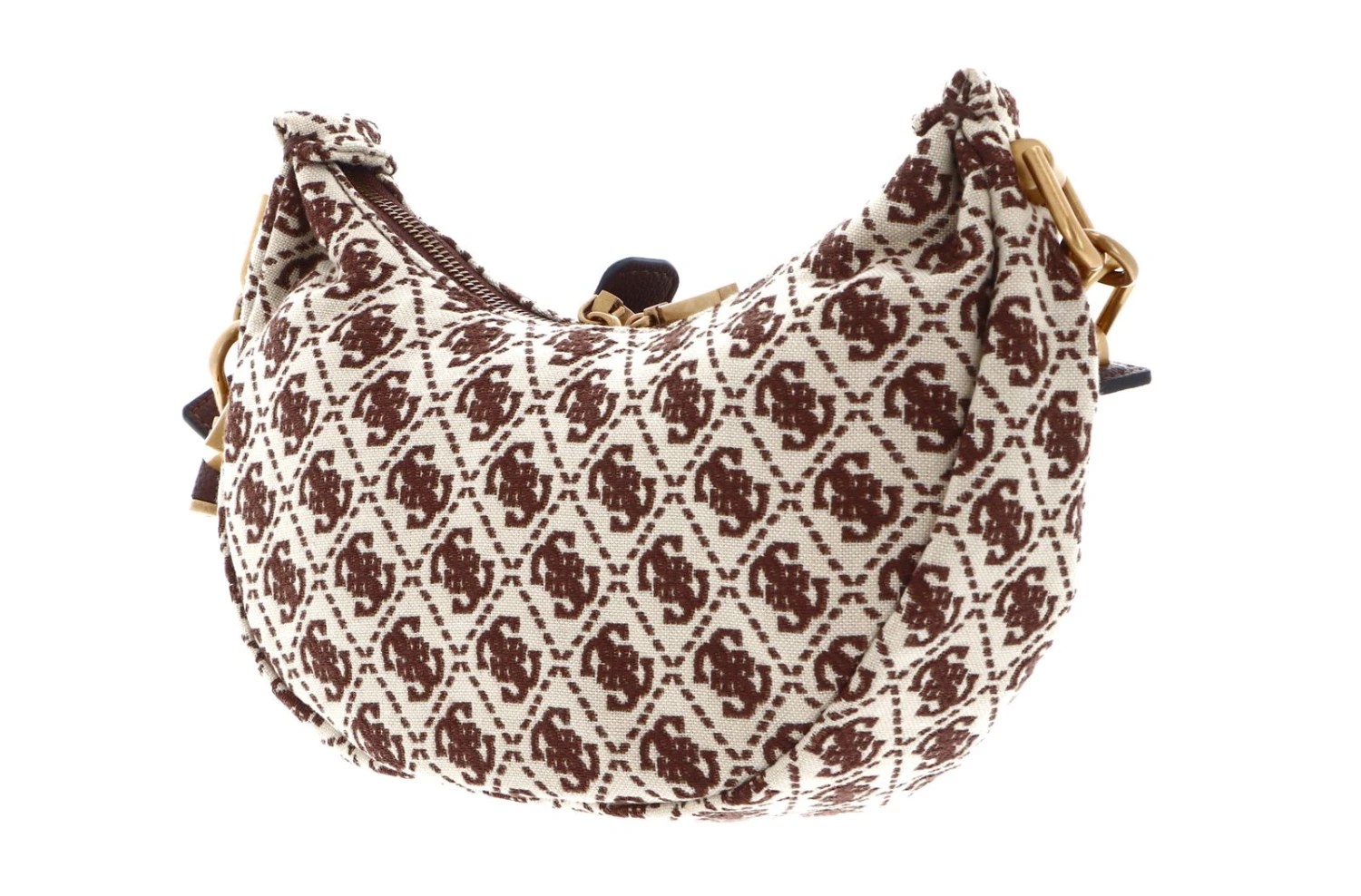 Guess Shemara Mini Hobo Bag Brown Logo 4 Guess Shemara Mini Hobo Bag Brown Logo – Bild 4